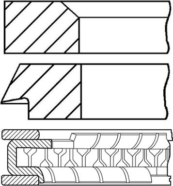 TRW 9071100 - Kit fasce elastiche www.autoricambi360.it