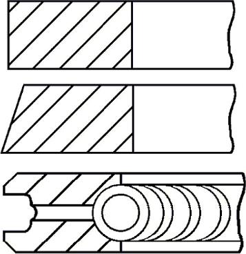 Goetze 0678010010 - Kit fasce elastiche www.autoricambi360.it