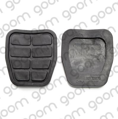 GOOM PC-0003 - Rivestimento pedale, Pedale del freno www.autoricambi360.it