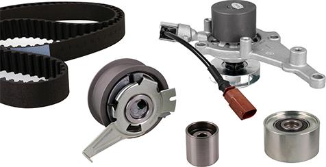 Graf KP1470-1 - Pompa acqua + Kit cinghie dentate www.autoricambi360.it