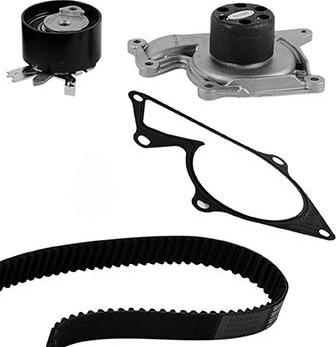 Graf KP1091-1 - Pompa acqua + Kit cinghie dentate www.autoricambi360.it