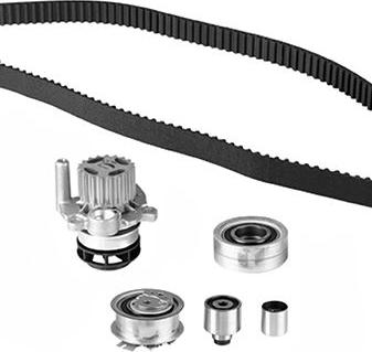 Graf KP1137-1 - Pompa acqua + Kit cinghie dentate www.autoricambi360.it