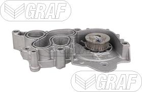 Graf PA1267A - Pompa acqua + Kit cinghie dentate www.autoricambi360.it