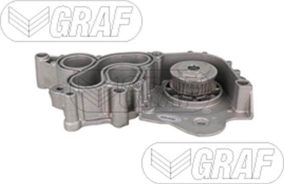 Graf PA1218A - Pompa acqua + Kit cinghie dentate www.autoricambi360.it