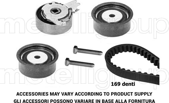 Graf TP003 - Kit cinghie dentate www.autoricambi360.it