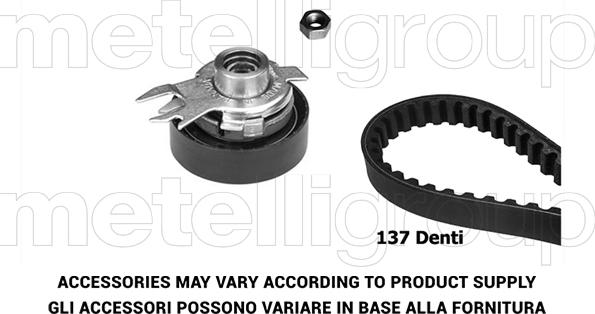 Graf TP007 - Kit cinghie dentate www.autoricambi360.it