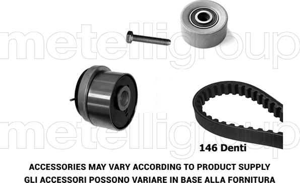 Graf TP081 - Kit cinghie dentate www.autoricambi360.it
