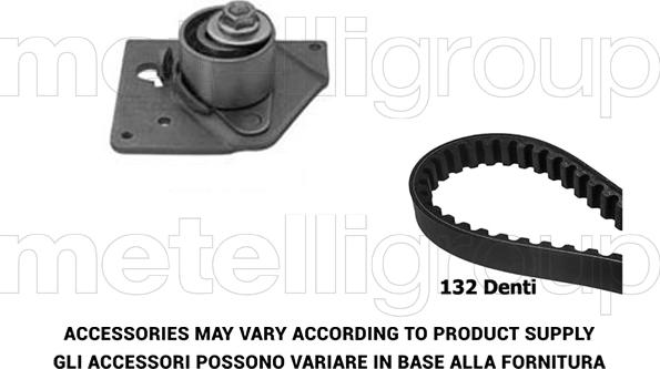 Graf TP025 - Kit cinghie dentate www.autoricambi360.it