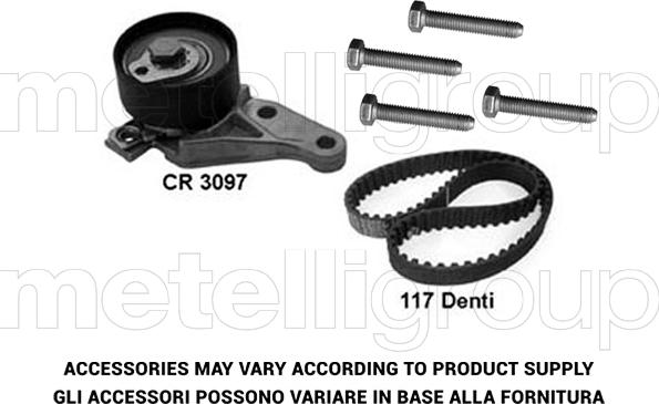 Graf TP072 - Kit cinghie dentate www.autoricambi360.it