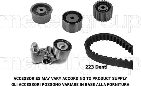 Graf TP152 - Kit cinghie dentate www.autoricambi360.it