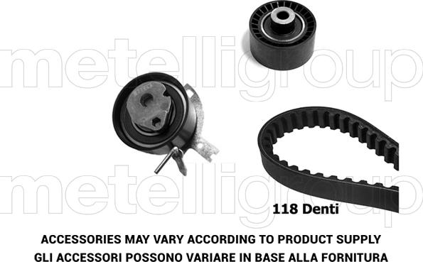 Graf TP111 - Kit cinghie dentate www.autoricambi360.it