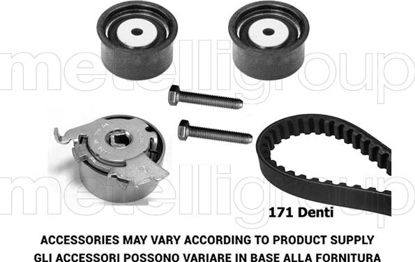 Graf TP264 - Kit cinghie dentate www.autoricambi360.it