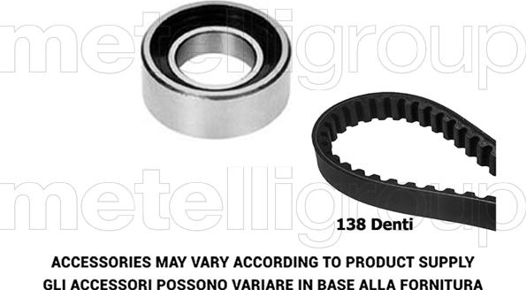 Graf TP224 - Kit cinghie dentate www.autoricambi360.it