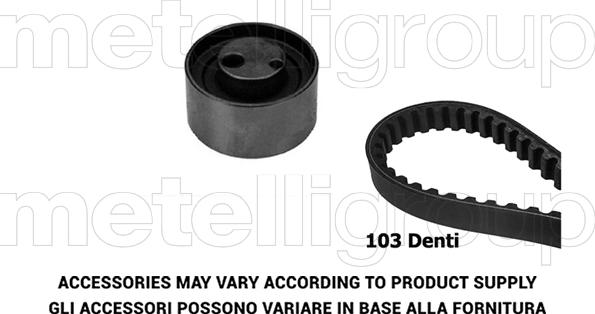 Graf TP278 - Kit cinghie dentate www.autoricambi360.it