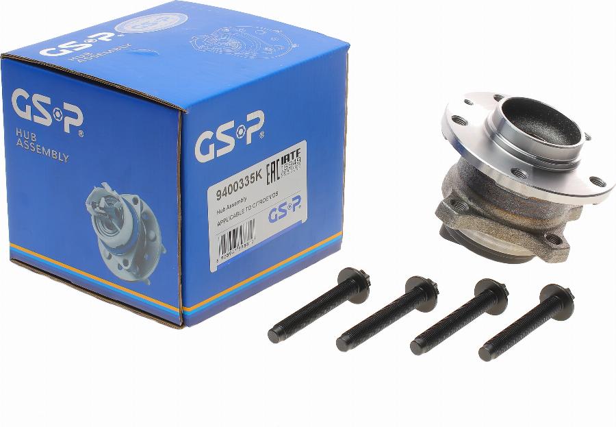 GSP 9400335K - Kit cuscinetto ruota www.autoricambi360.it