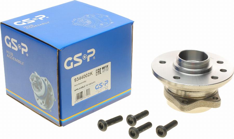 GSP 9344002K - Kit cuscinetto ruota www.autoricambi360.it