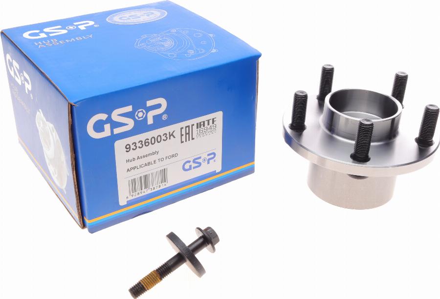 GSP 9336003K - Kit cuscinetto ruota www.autoricambi360.it