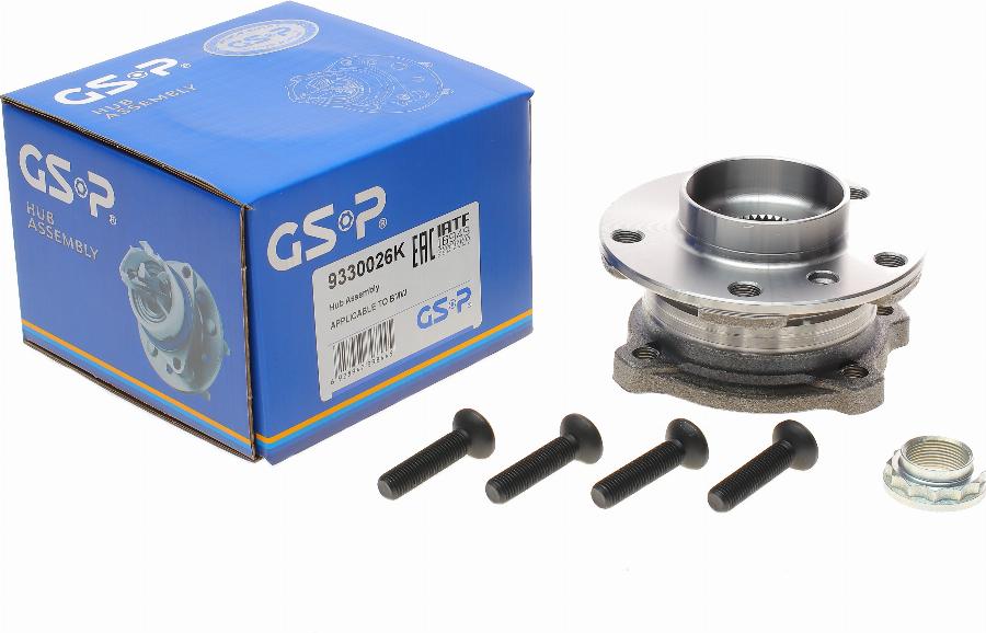 GSP 9330026K - Kit cuscinetto ruota www.autoricambi360.it