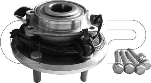 GSP 9332028K - Kit cuscinetto ruota www.autoricambi360.it