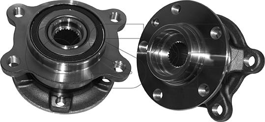 GSP 9327074 - Kit cuscinetto ruota www.autoricambi360.it