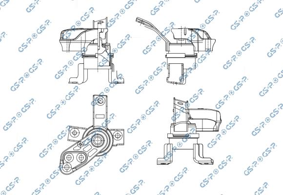 GSP 539389 - Sospensione, Motore www.autoricambi360.it