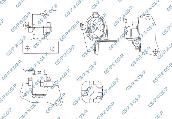 GSP 539331 - Sospensione, Motore www.autoricambi360.it