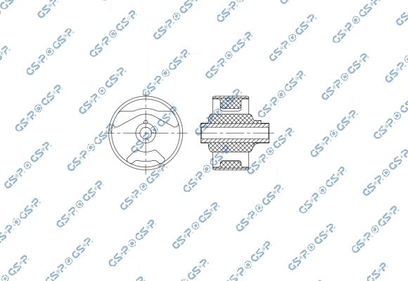 GSP 531628 - Sospensione, Motore www.autoricambi360.it