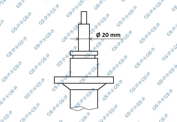 GSP 32347440 - Ammortizzatore www.autoricambi360.it