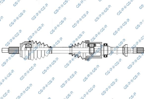 GSP 256284OL - Albero motore / Semiasse www.autoricambi360.it