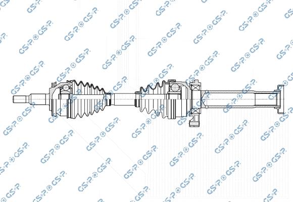 GSP 256734 - Albero motore / Semiasse www.autoricambi360.it