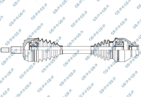 GSP 257411 - Albero motore / Semiasse www.autoricambi360.it