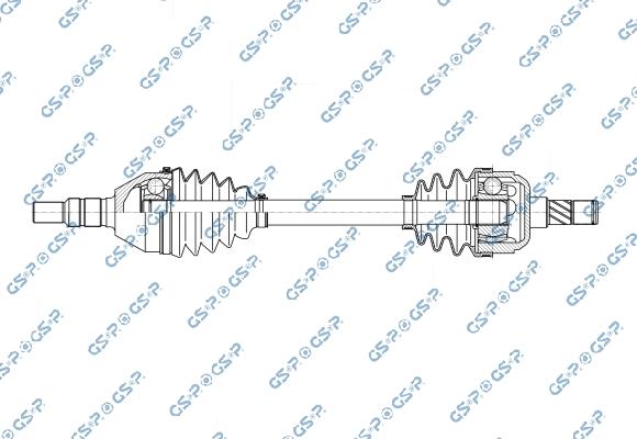 GSP 260026OL - Albero motore / Semiasse www.autoricambi360.it