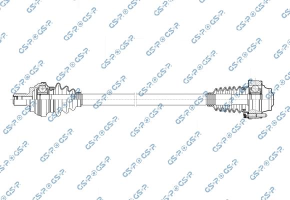 GSP 261332OL - Albero motore / Semiasse www.autoricambi360.it