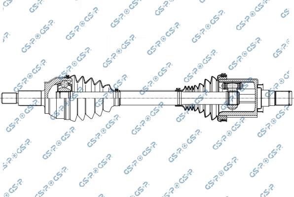 GSP 204193OL - Albero motore / Semiasse www.autoricambi360.it