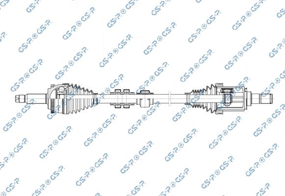 GSP 204211 - Albero motore / Semiasse www.autoricambi360.it