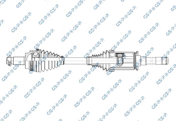 GSP 205125OL - Albero motore / Semiasse www.autoricambi360.it
