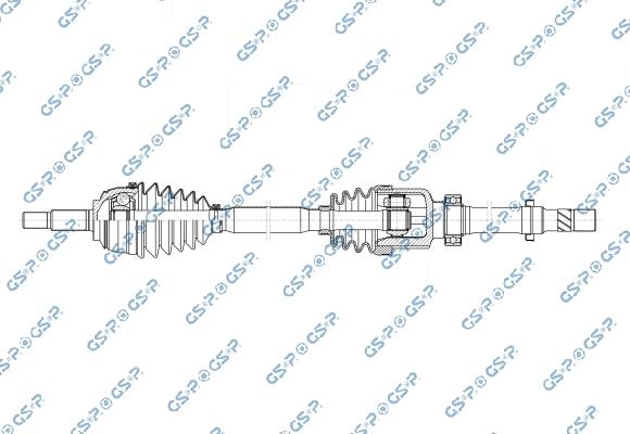 GSP 203932OL - Albero motore / Semiasse www.autoricambi360.it