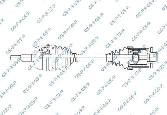 GSP 203973OL - Albero motore / Semiasse www.autoricambi360.it