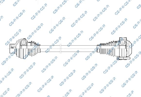 GSP 203368OL - Albero motore / Semiasse www.autoricambi360.it