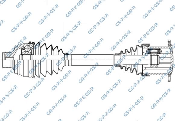 GSP 203291OL - Albero motore / Semiasse www.autoricambi360.it