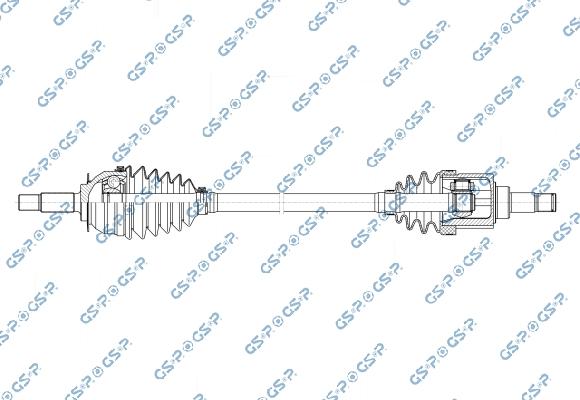 GSP 202399OL - Albero motore / Semiasse www.autoricambi360.it
