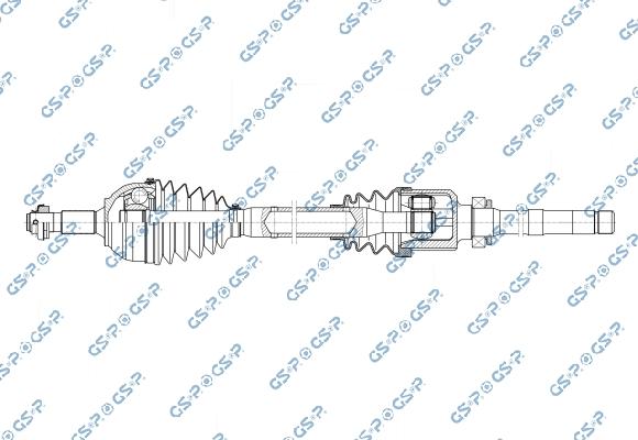 GSP 202316OL - Albero motore / Semiasse www.autoricambi360.it