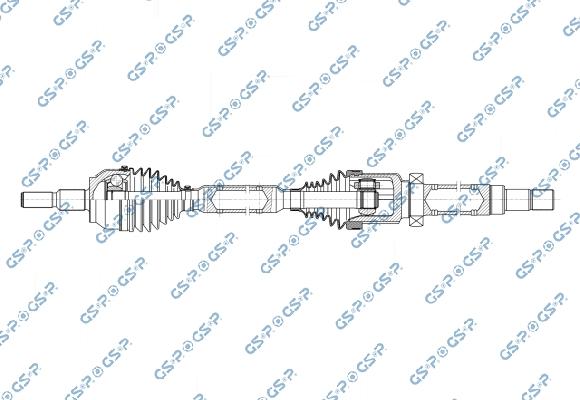 GSP 218315OL - Albero motore / Semiasse www.autoricambi360.it