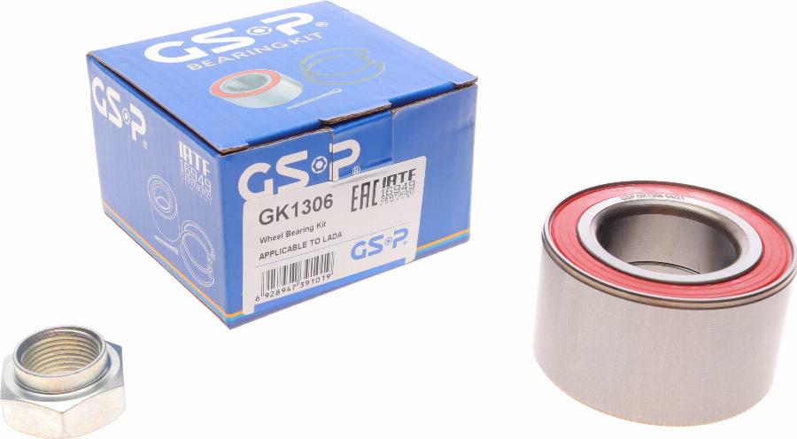 GSP GK1306 - Kit cuscinetto ruota www.autoricambi360.it