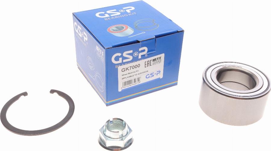 GSP GK7000 - Kit cuscinetto ruota www.autoricambi360.it