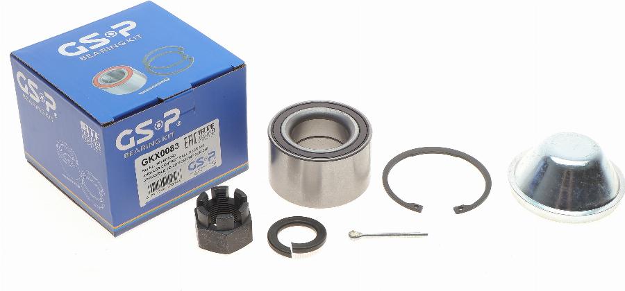 GSP GKX0083 - Kit cuscinetto ruota www.autoricambi360.it