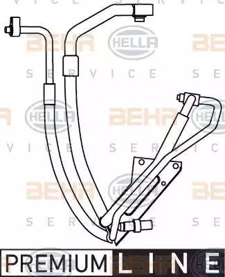 HELLA 9GS 351 337-591 - Condotto d. bassa / alta pressione, Climatizzatore www.autoricambi360.it