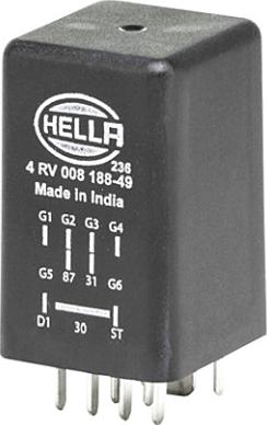 HELLA 4RV 008 188-491 - Centralina, Tempo incandescenza www.autoricambi360.it