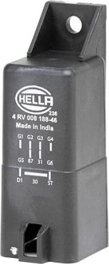 HELLA 4RV 008 188-461 - Centralina, Tempo incandescenza www.autoricambi360.it