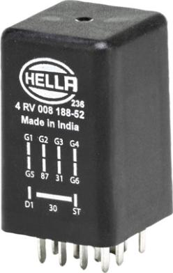 HELLA 4RV 008 188-521 - Centralina, Tempo incandescenza www.autoricambi360.it